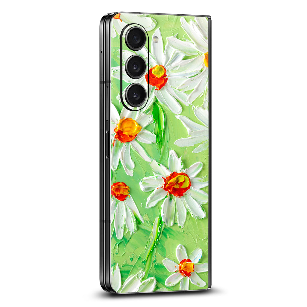 Samsung Galaxy Z Fold 5 Art Daisy Field skin