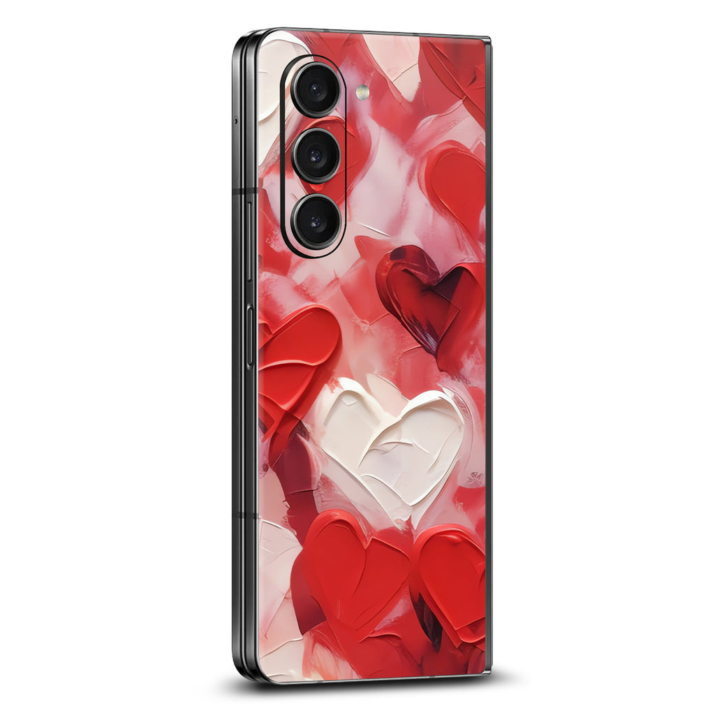 Samsung Galaxy Z Fold 5 Art Love Hearts skin