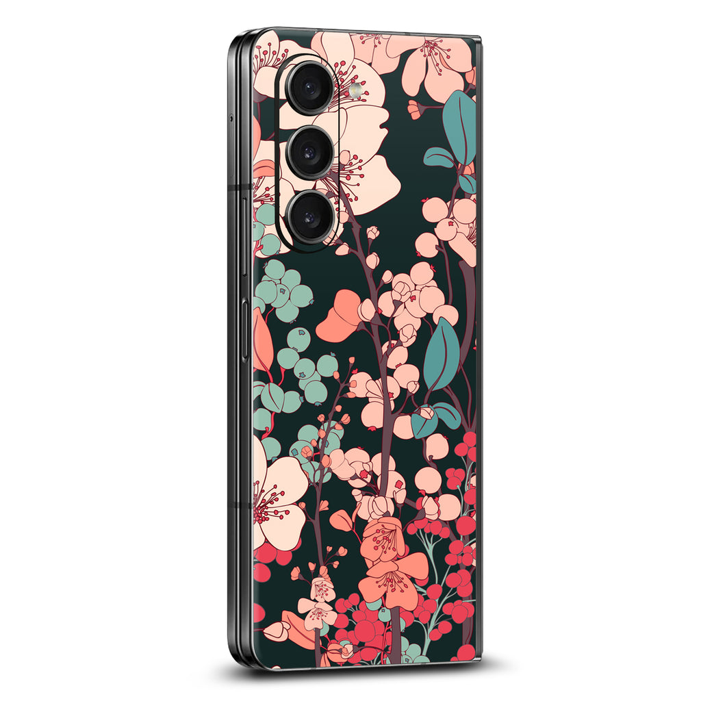 Samsung Galaxy Z Fold 5 Art Vintage Floral skin
