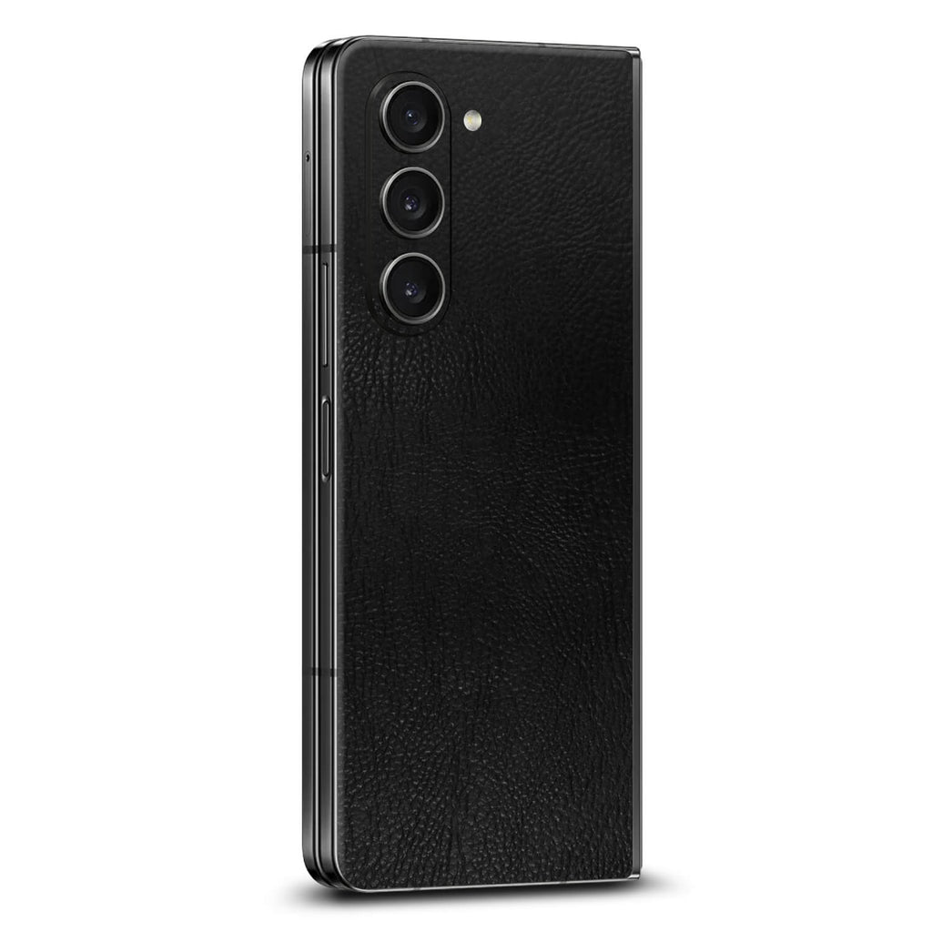 Samsung Galaxy Z Fold 5 Black leather skins