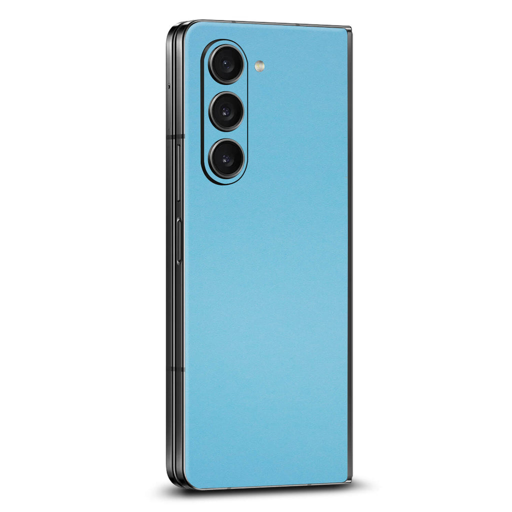 Samsung Galaxy Z Fold 5 Textured matt light blue skins