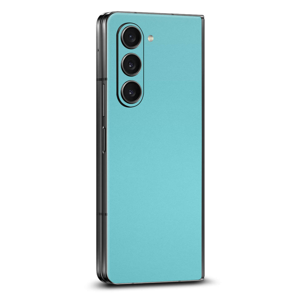 Samsung Galaxy Z Fold 5 Textured matt turquoise skins