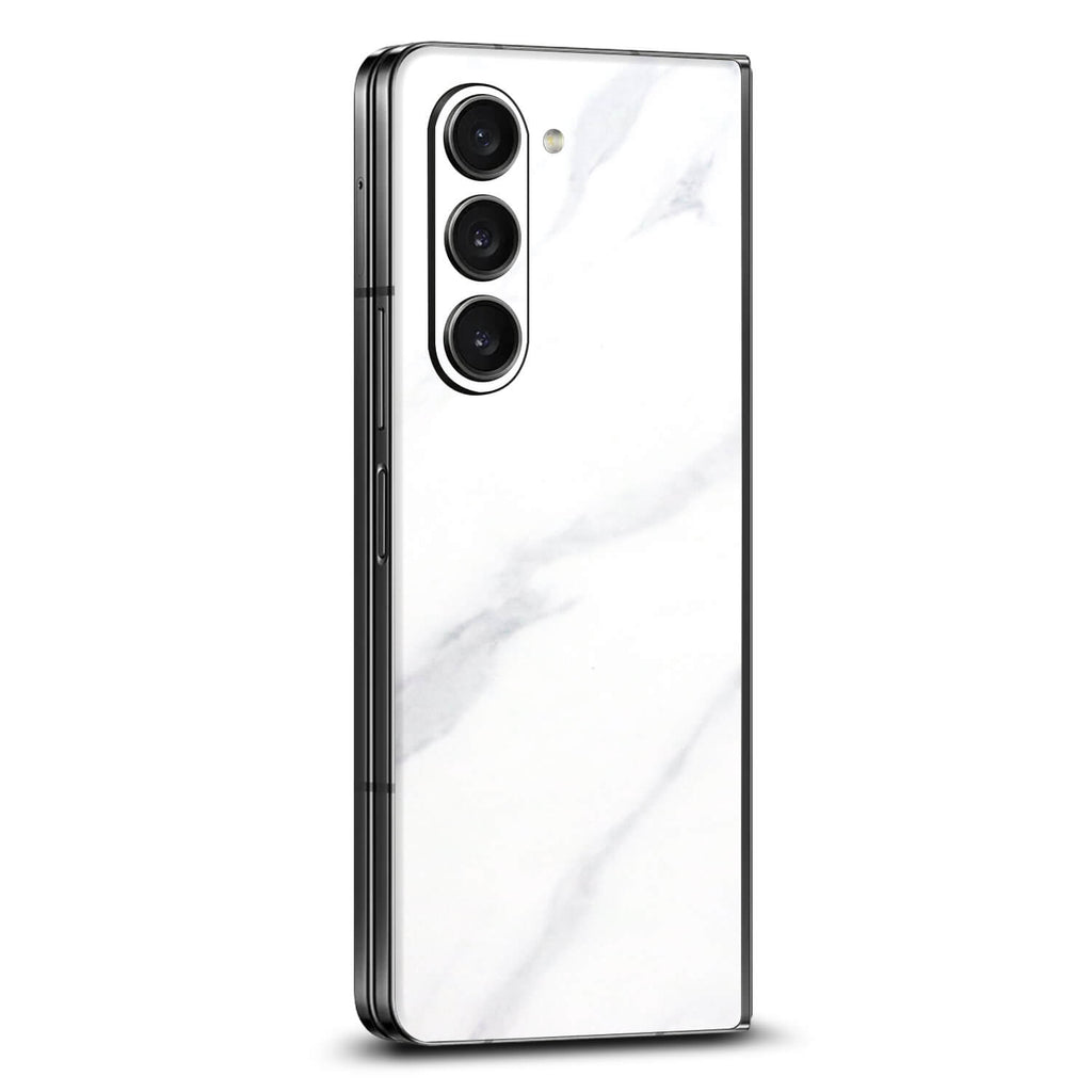 Samsung Galaxy Z Fold 5 White marble skins