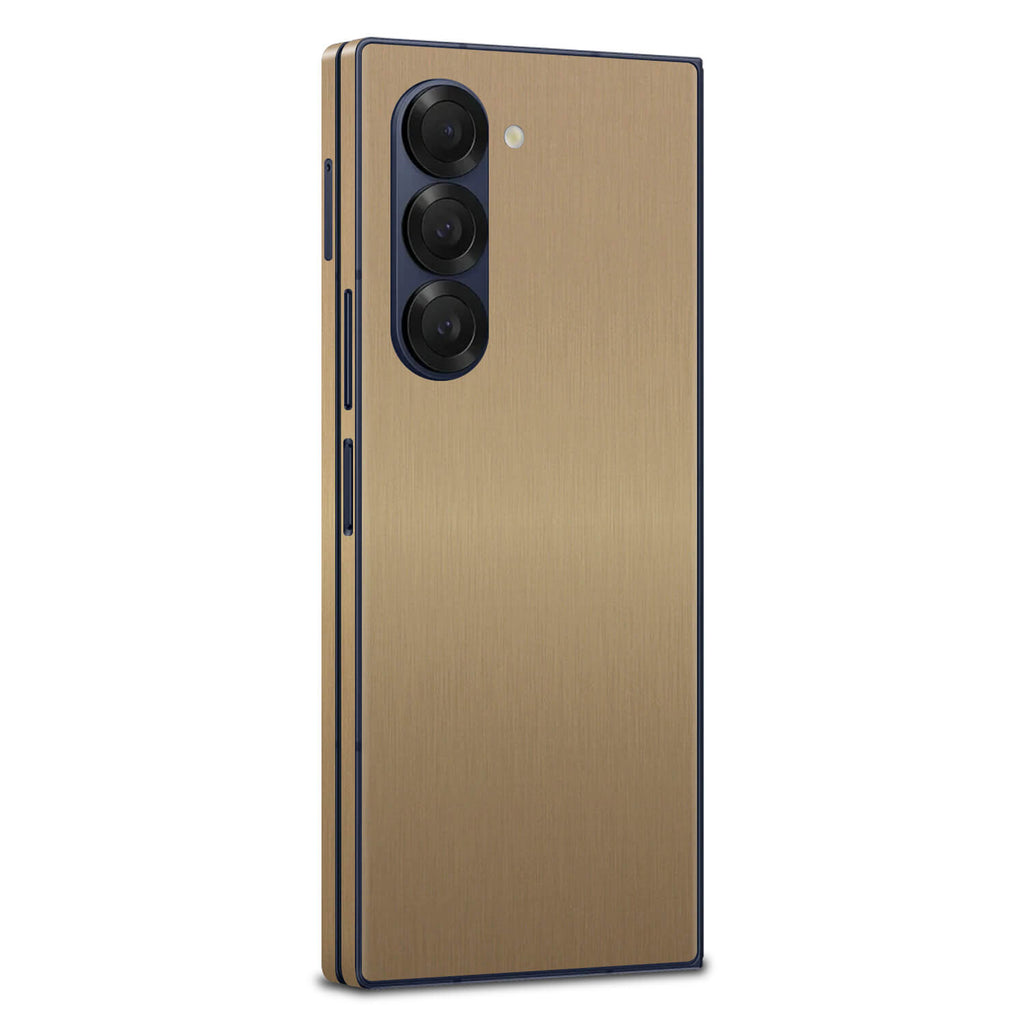 Samsung Galaxy Z Fold 6 Brushed gold skins