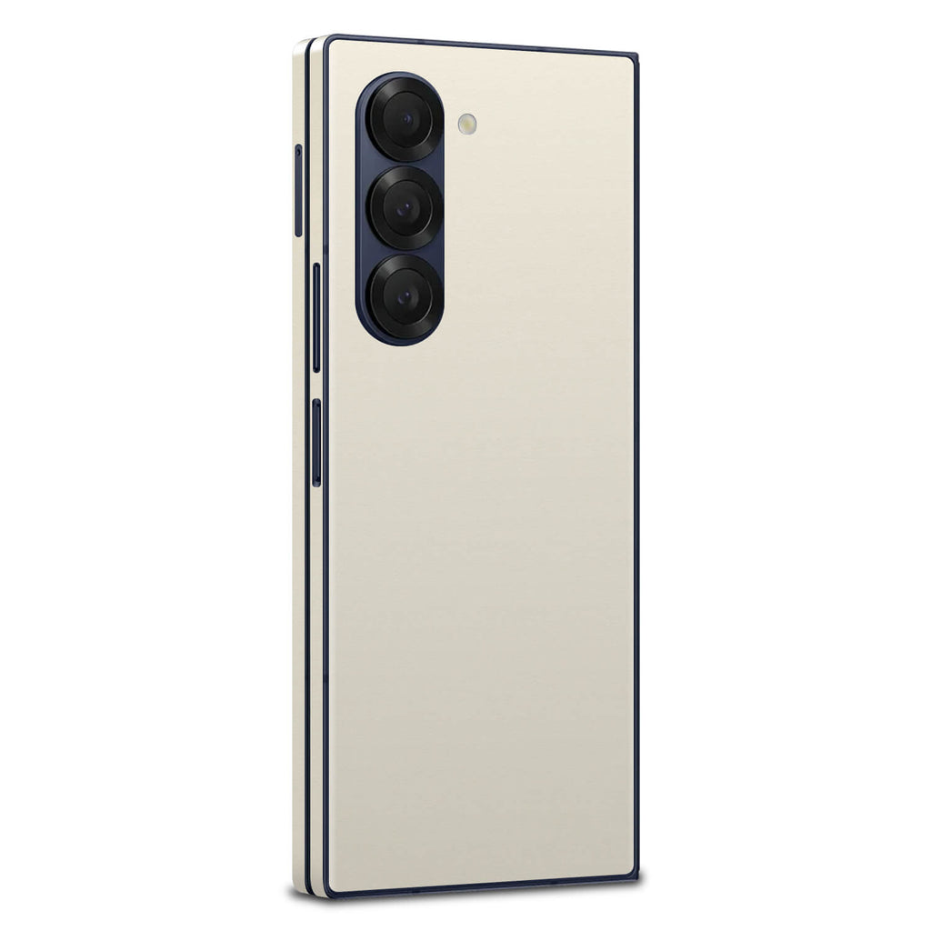 Samsung Galaxy Z Fold 6 Textured matt cream skins