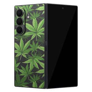 samsung galaxy z fold 7 cannabis rasta skins and wraps 