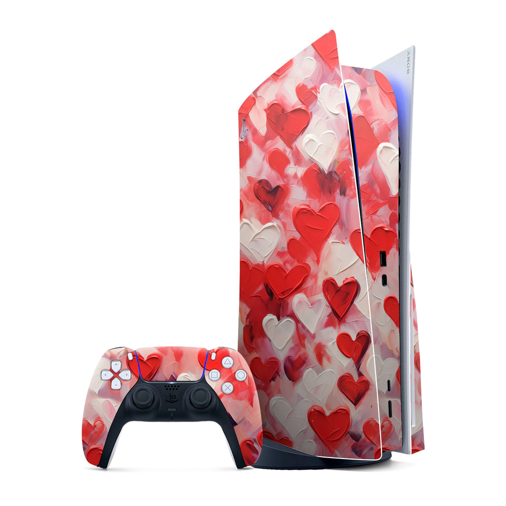 PS5 Art Love Hearts skins