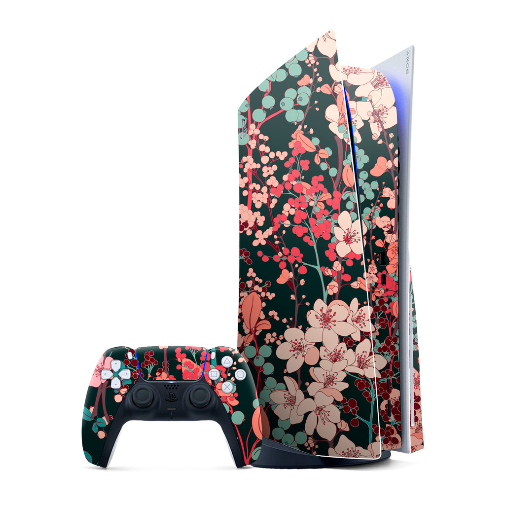 PS5 Art Vintage Floral skins