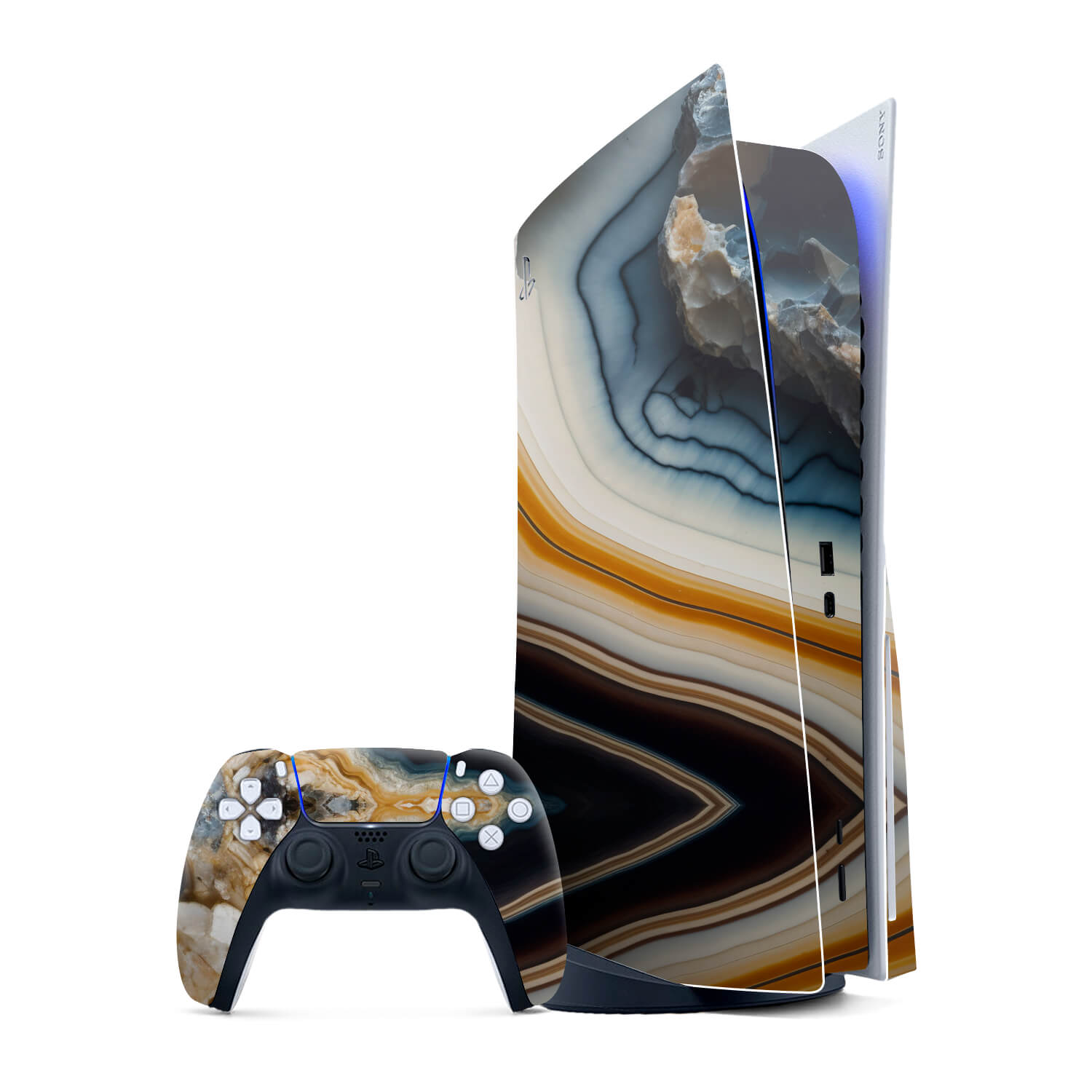 PS5 Onyx geode skins