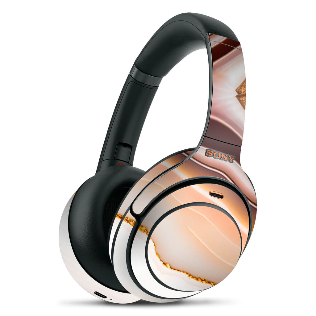 Sony WH1000XM4 Oyster onyx skins