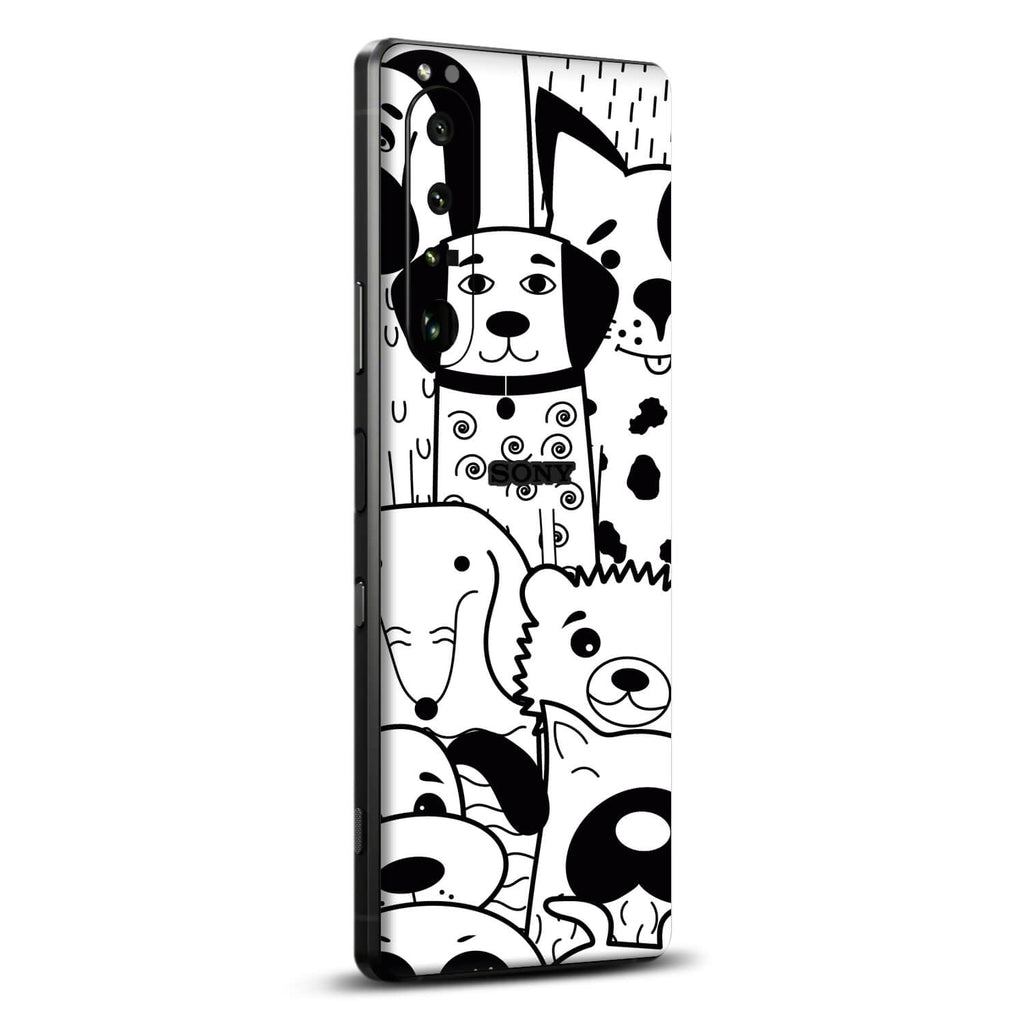 Sony Xperia 1 iv Doodles dog skins