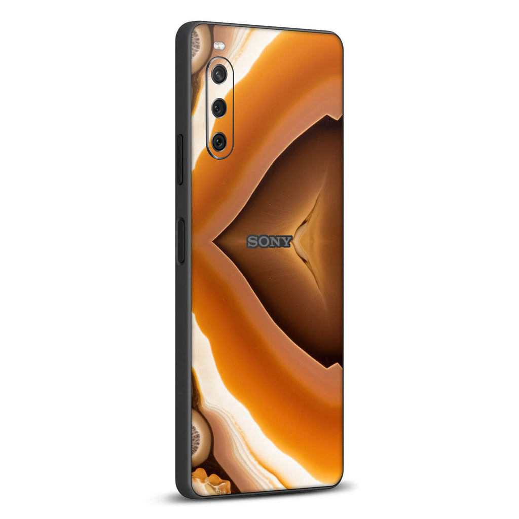 Sony Xperia 10 IV Onyx amber skins