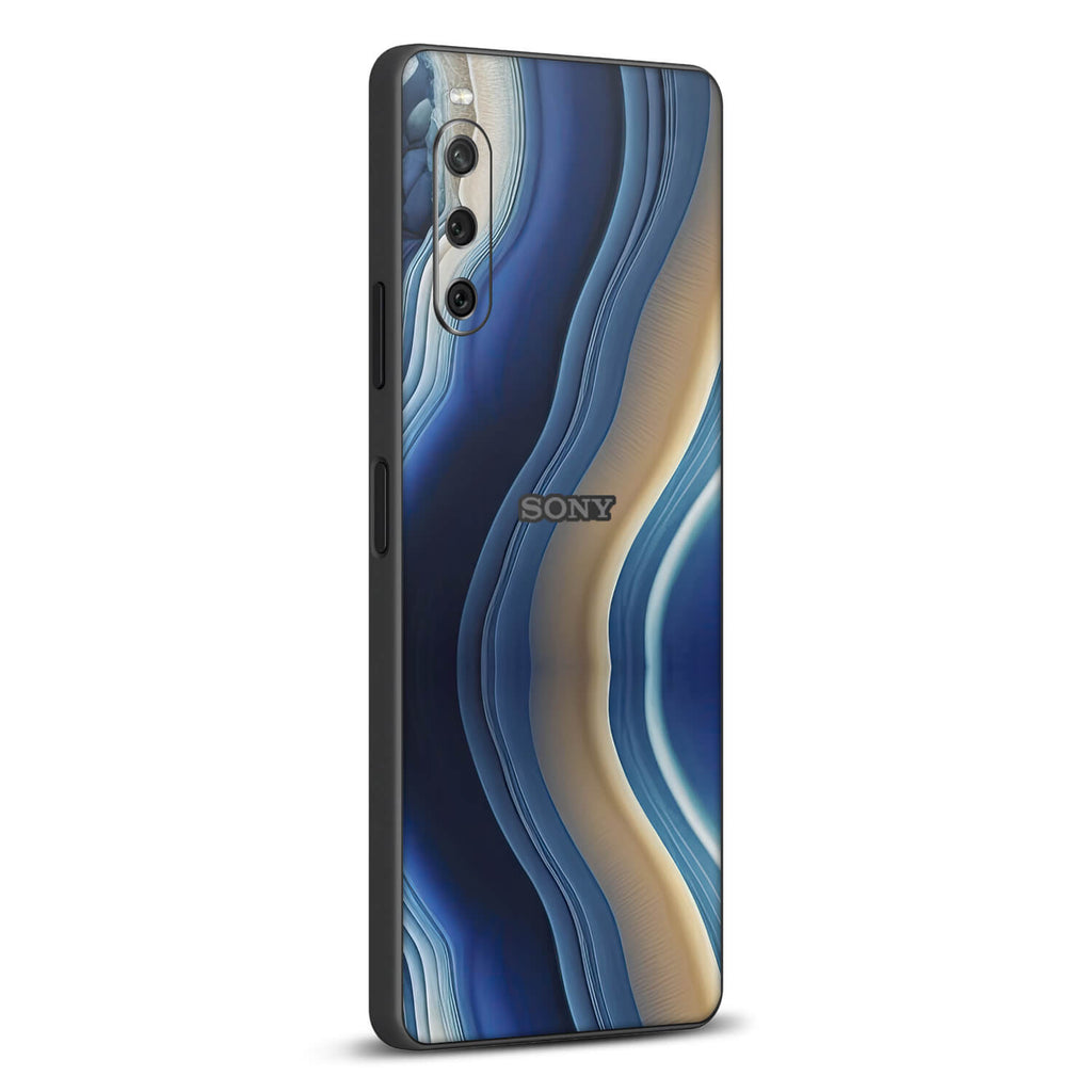 Sony Xperia 10 IV Onyx azure skins