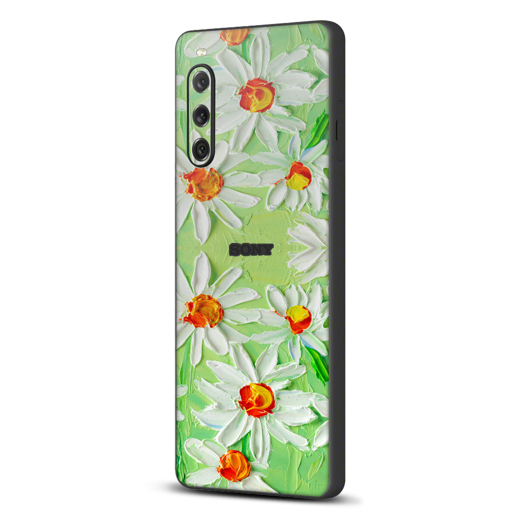 Sony Xperia 10 v Art Daisy Field skin