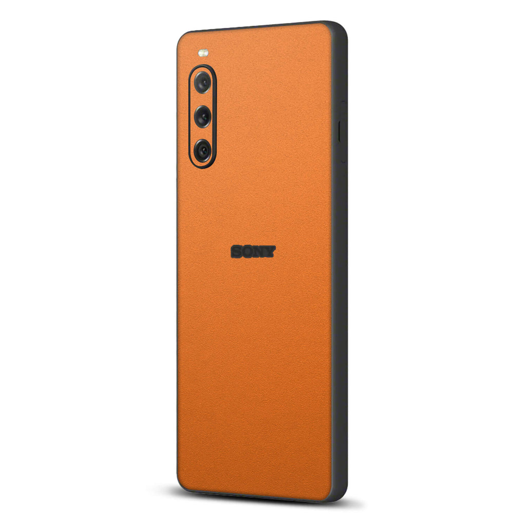 Sony Xperia 10 V Textured matt orange skins