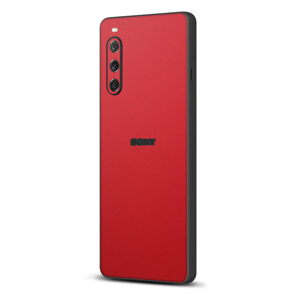 Sony Xperia 10 V Textured matt red skins