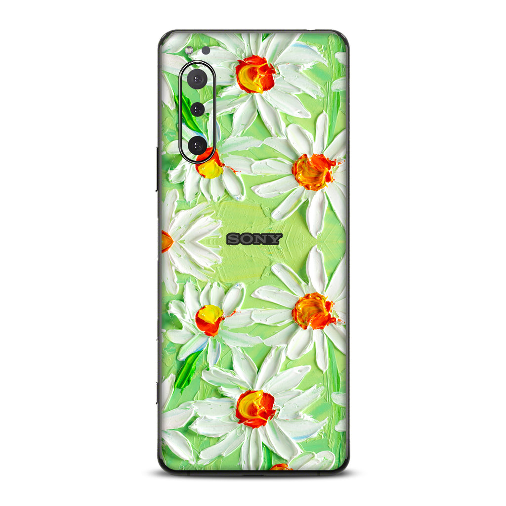 Sony Xperia 5 ii Art Daisy Field skin