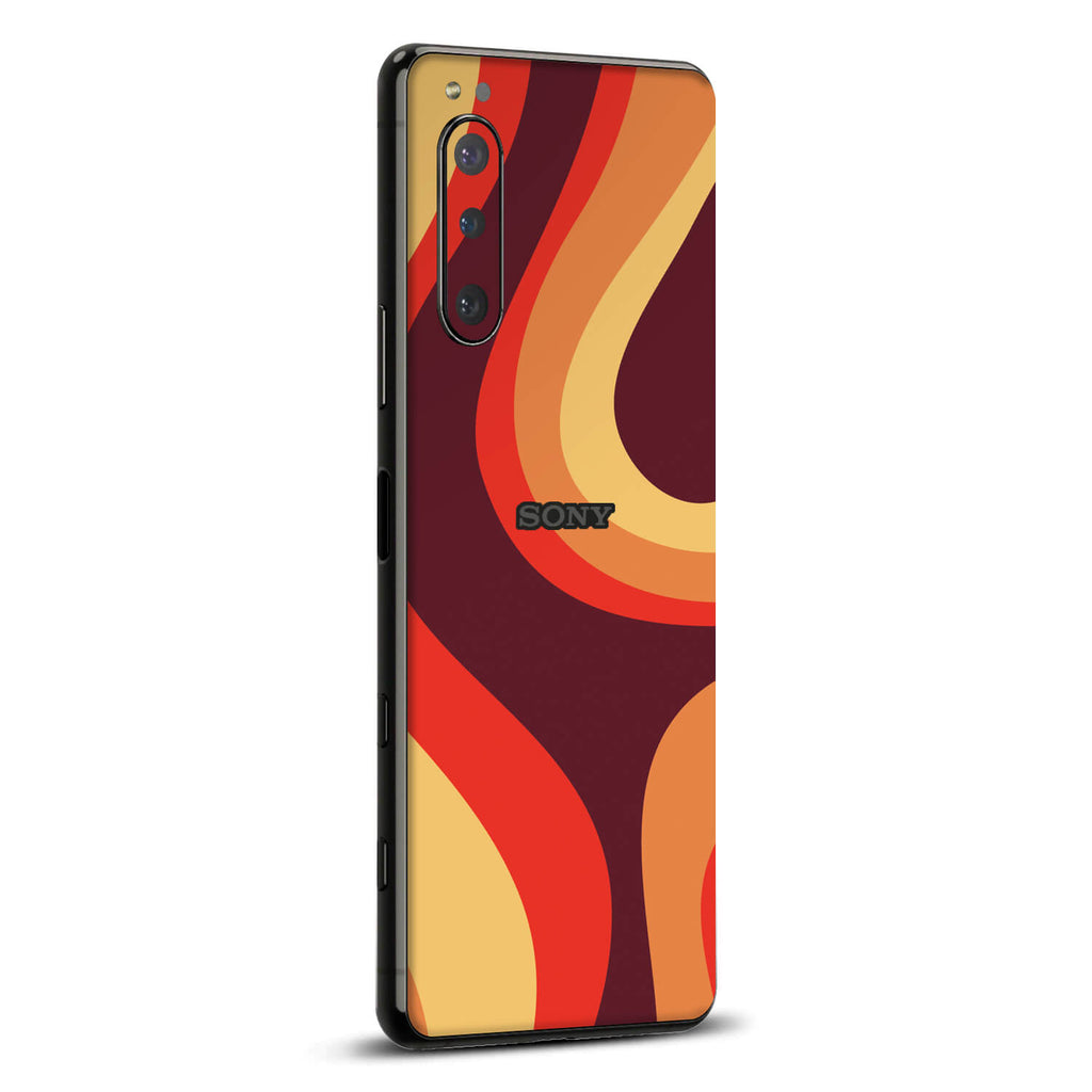 Sony Xperia 5 iv Abstract lava skins