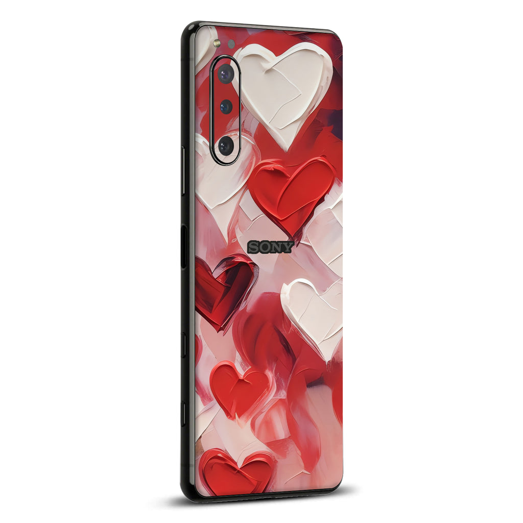 Sony Xperia 5 iv Art Love Hearts skin