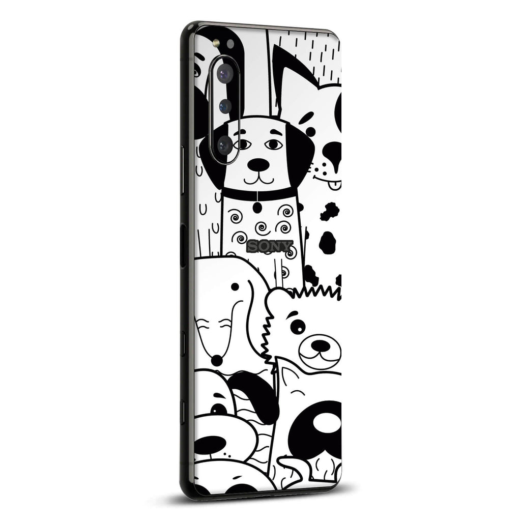 Sony Xperia 5 iv Doodles dog skins