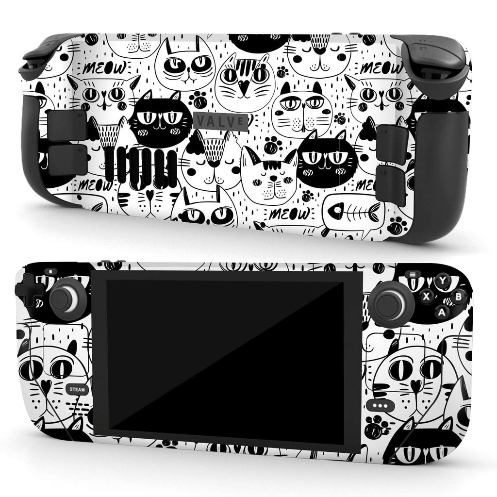 Steam Deck OLED Doodles cat skins