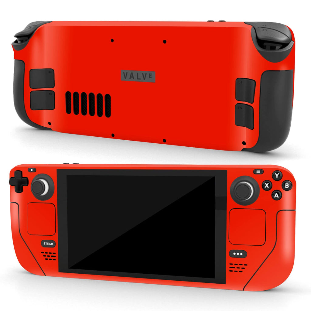 Steam Deck OLED Dragon red gloss skins