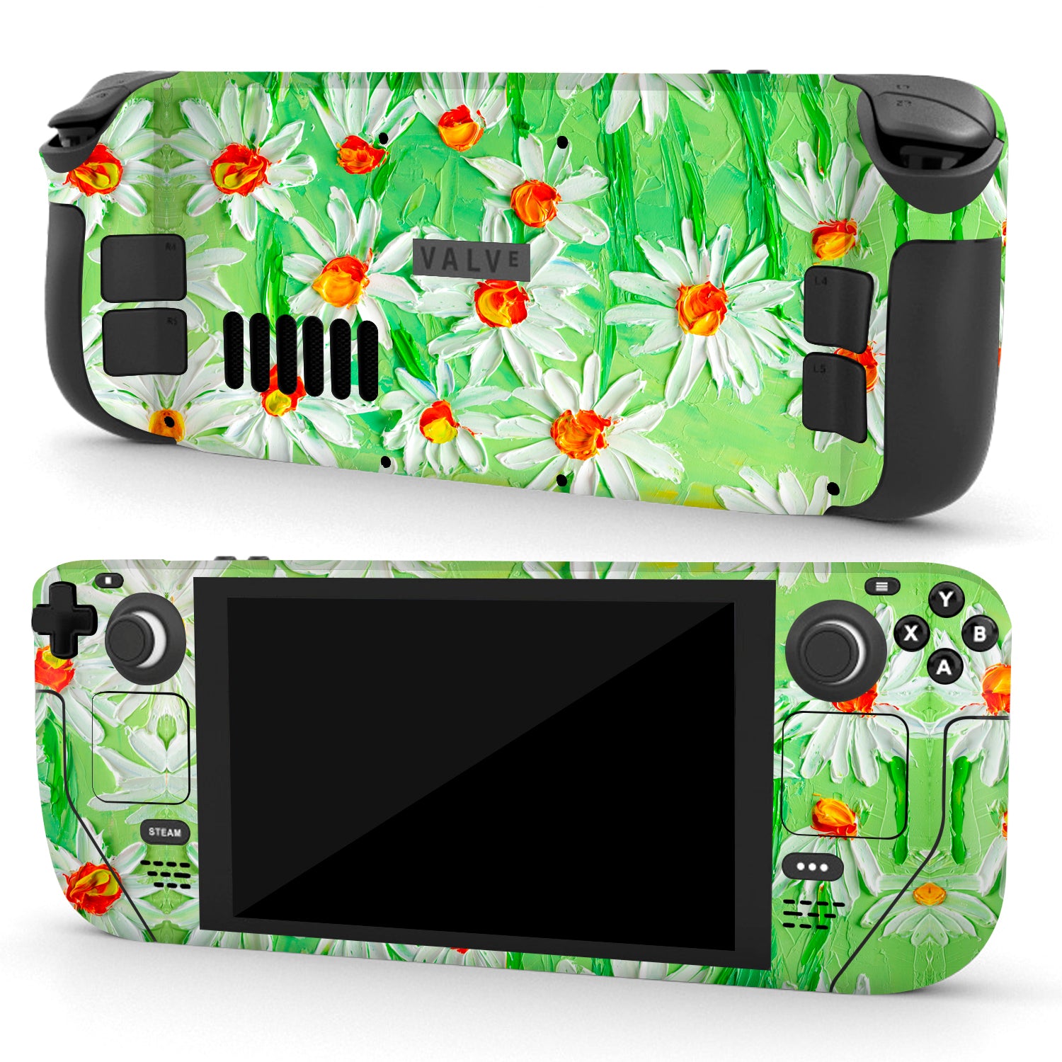 Steam Deck (OLDED) Art Daisy Field skin