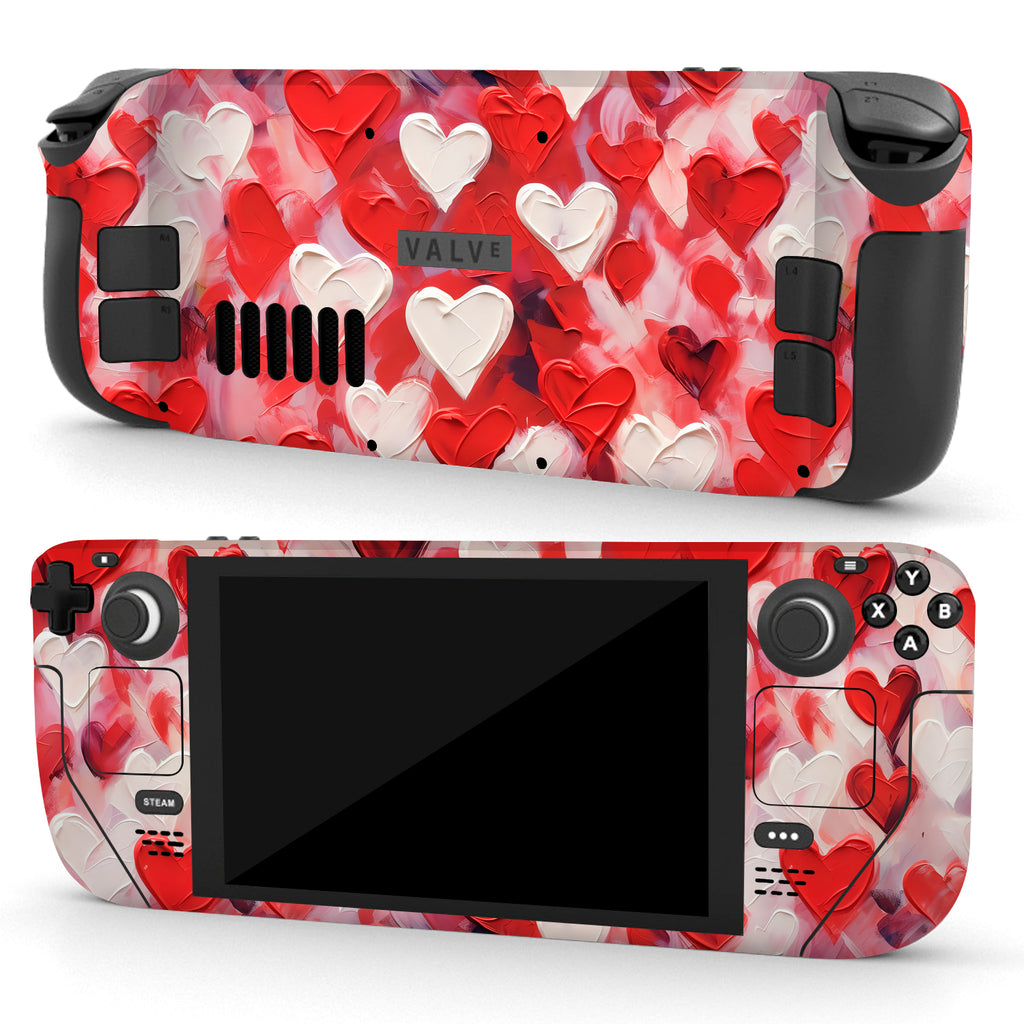 Steam Deck (OLED) Art Love Hearts skin