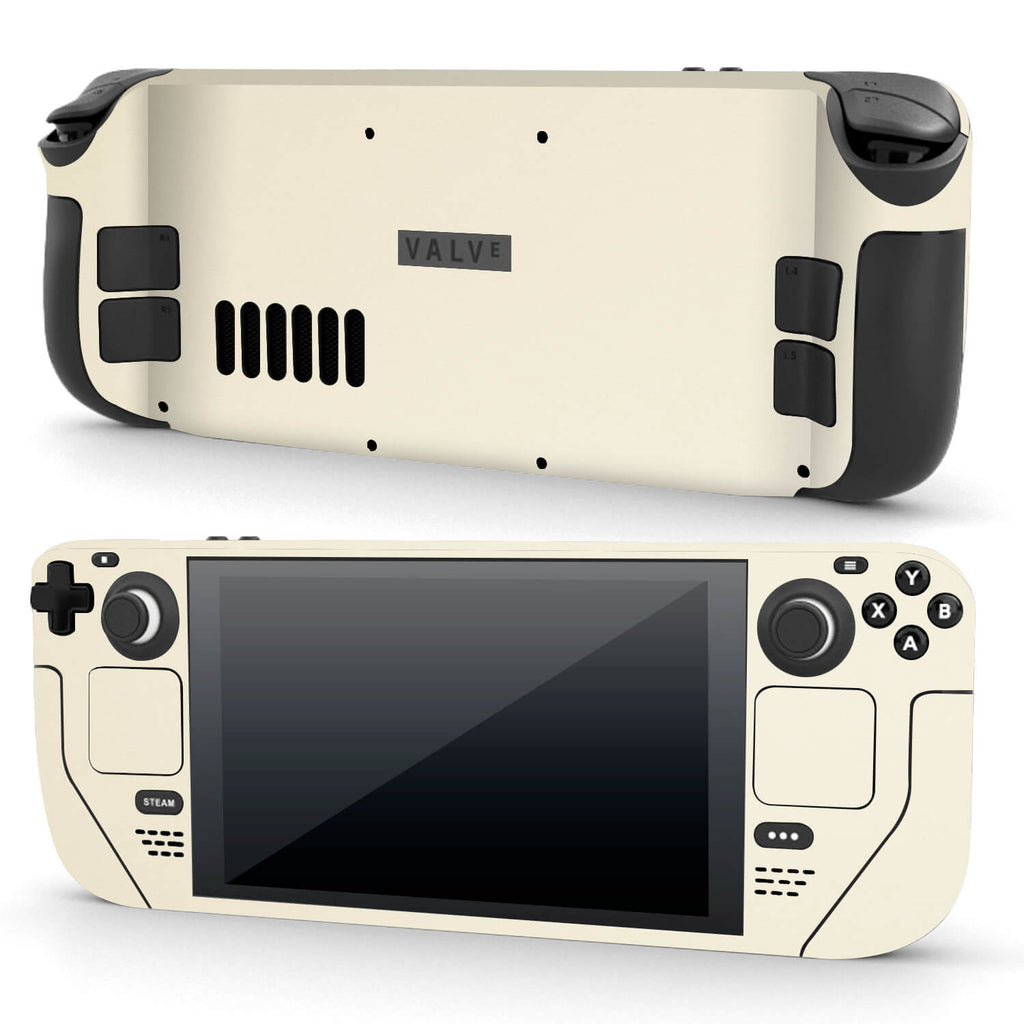 Steam Deck OLED Textured matt cream skins