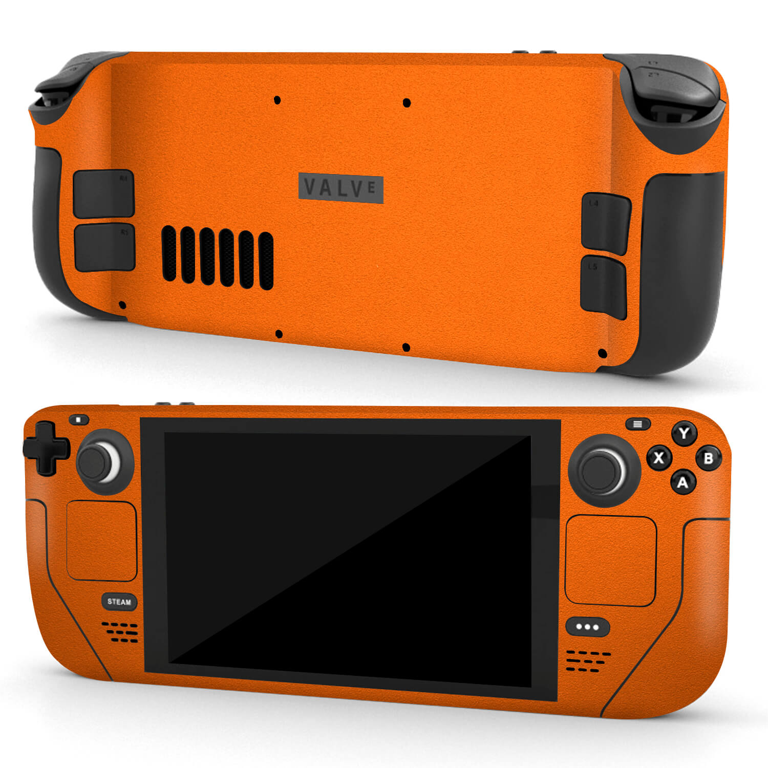 Steam Deck OLED Textured matt orange skins