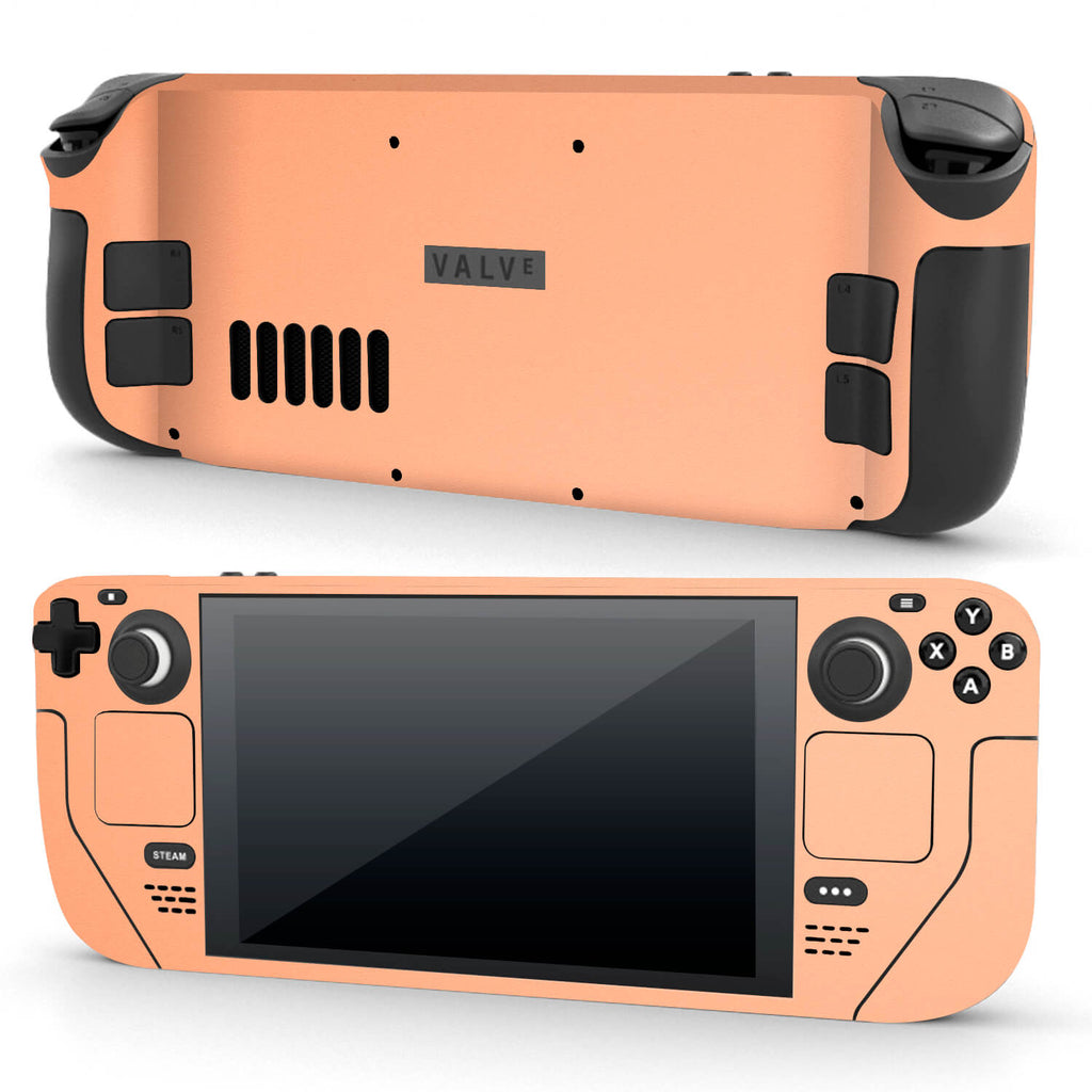 Steam Deck OLED Textured matt peach skins