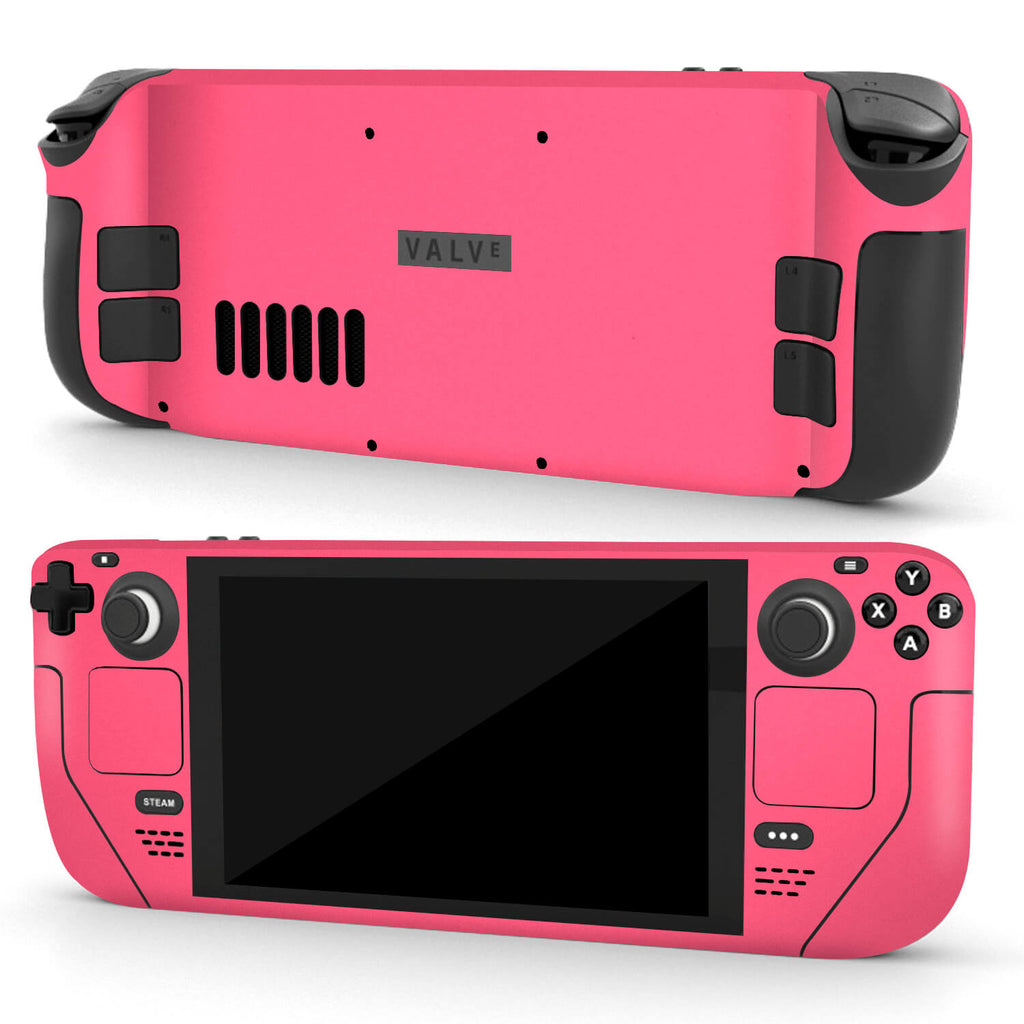 Steam Deck OLED Textured matt pink skins