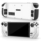 Steam Deck OLED White carbon fibre skins