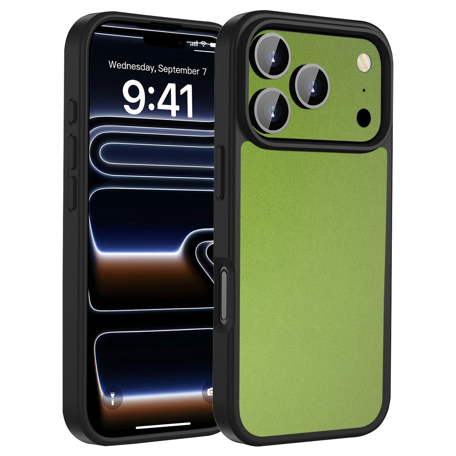 iPhone 17 Pro Max CustomX cases textured matt green