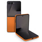 Samsung Galaxy Z Flip 7 textured matt orange Skins