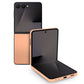 Samsung Galaxy Z Flip 7 textured matt peach Skins