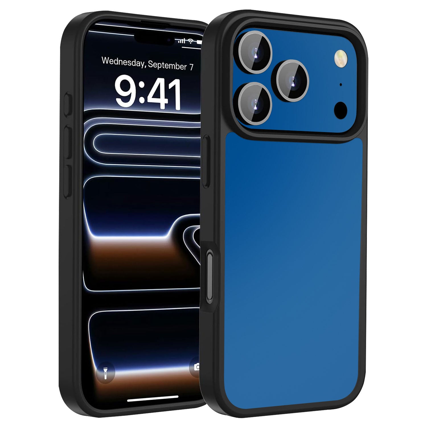 iPhone 17 Pro Max CustomX cases textured matt blue