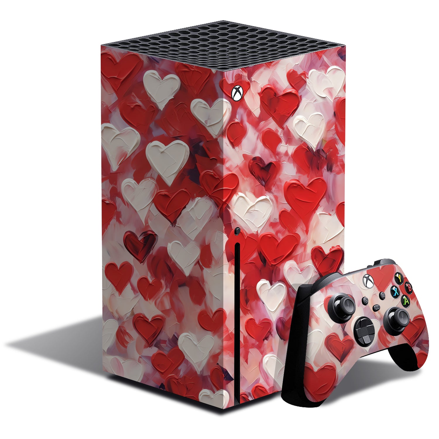 Xbox Series X Art Love Hearts skin