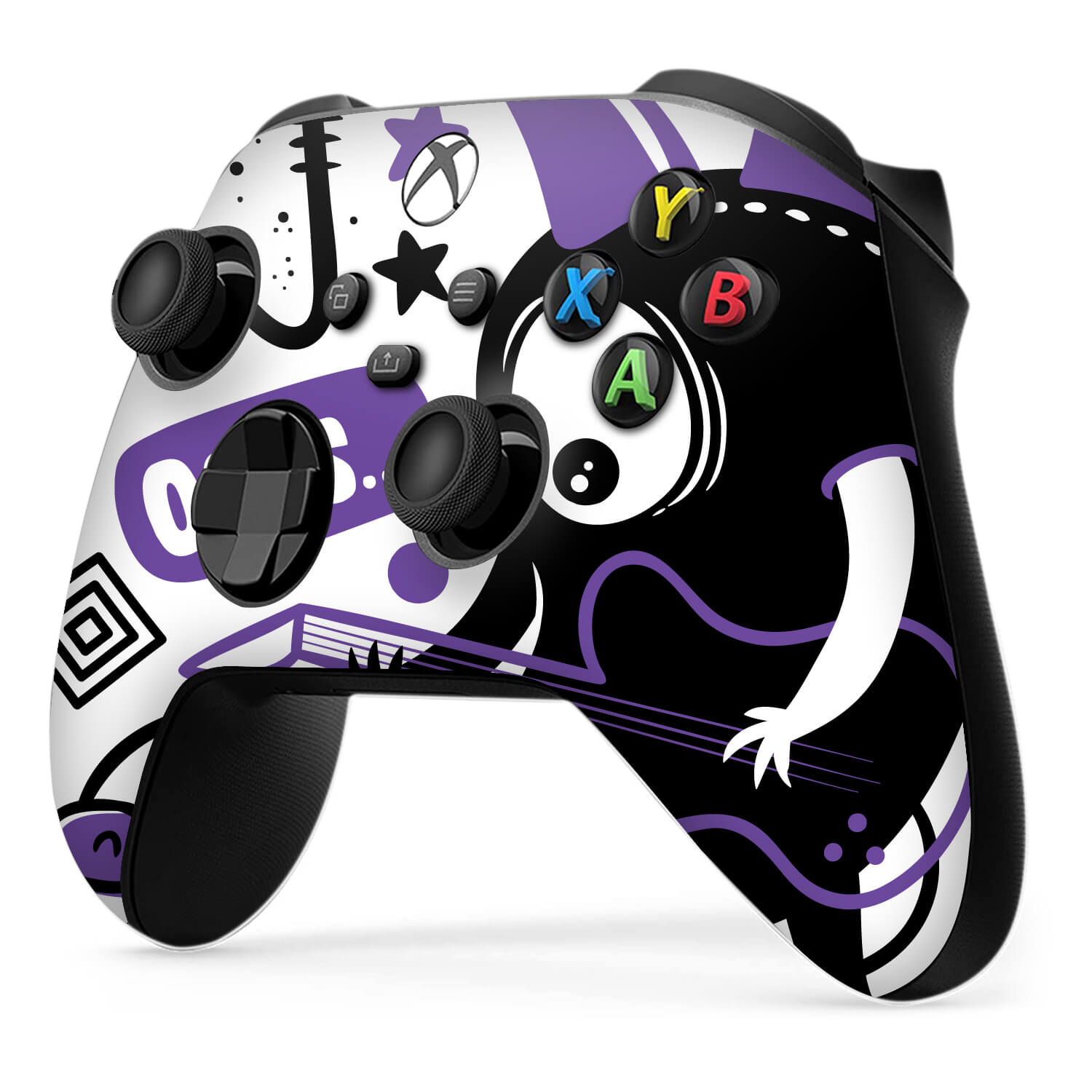 Xbox Series X Controller Doodles monster purple skins