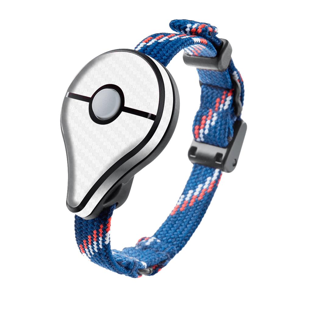 Pokemon Go Plus White Carbon Skin