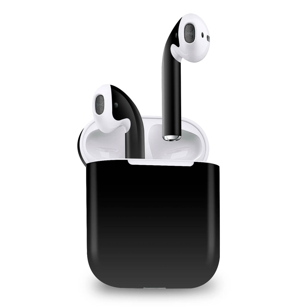 Airpod (Gen 1) Black Gloss Skins