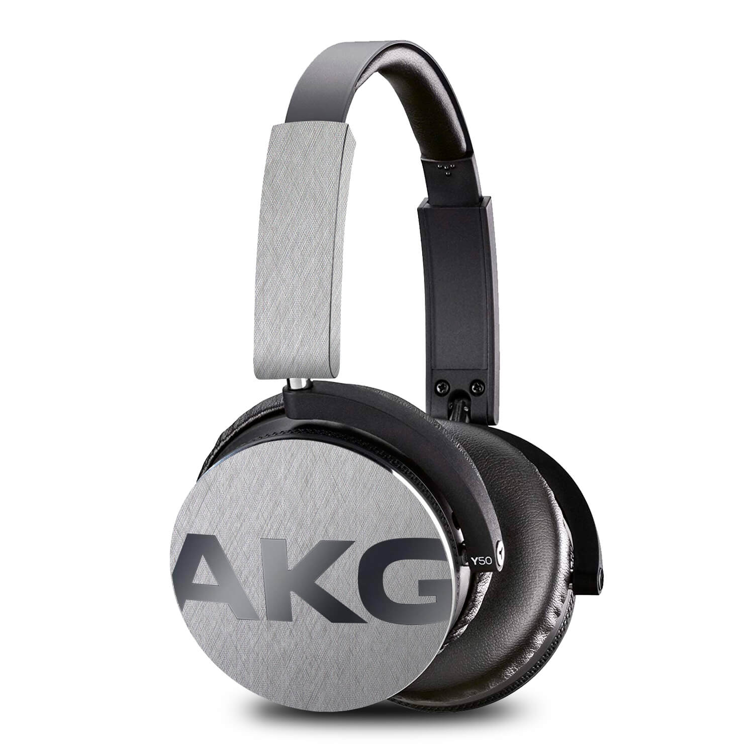 AKG Y50 Headphone Brushed Aluminium Skins