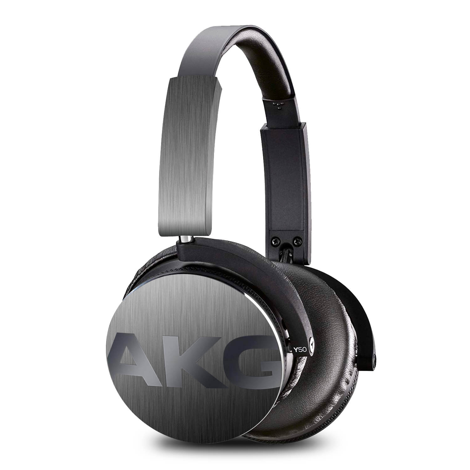 AKG Y50 Headphone Brushed Titanium Skins