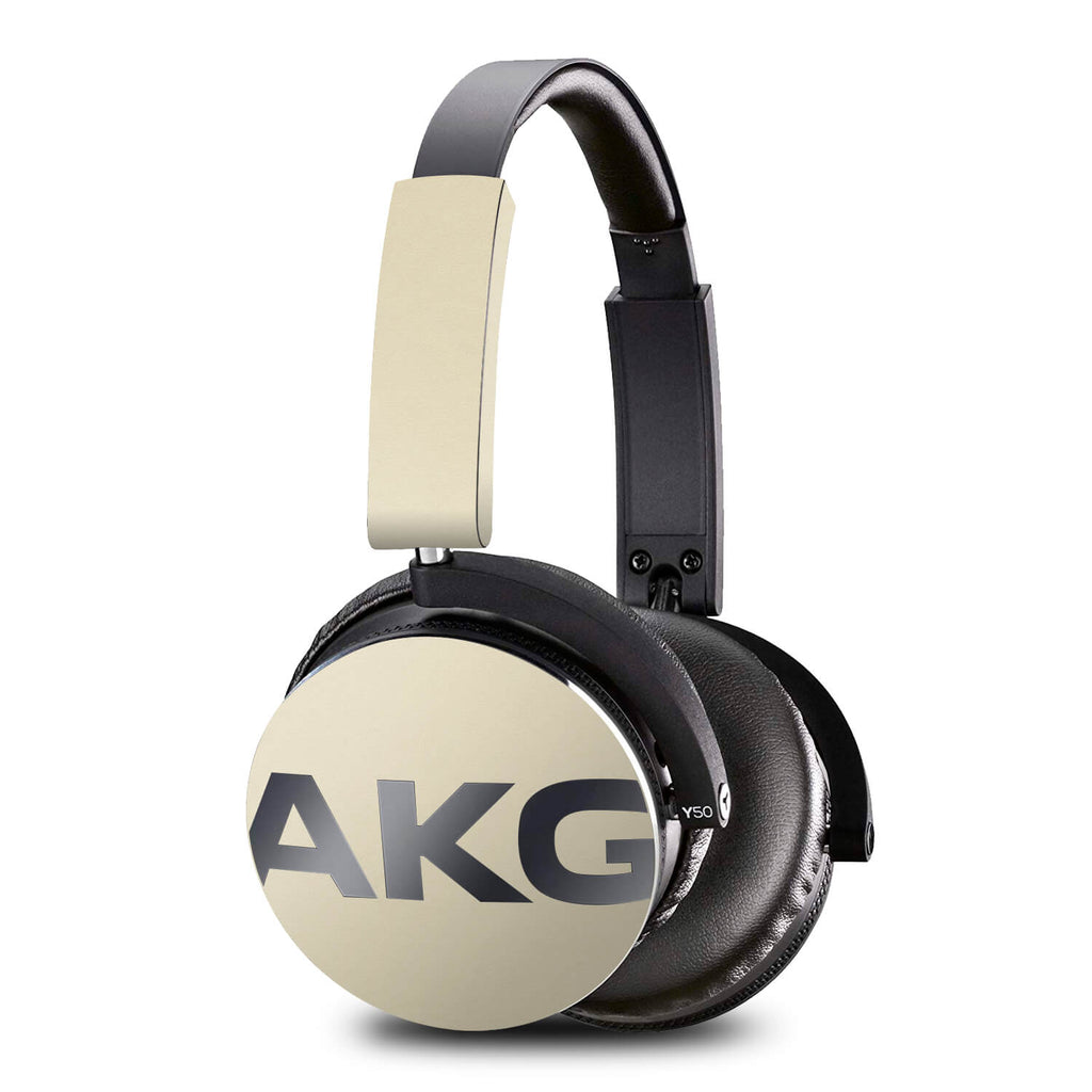 AKG Y50BT Headphone Textured Matt Cream Skins