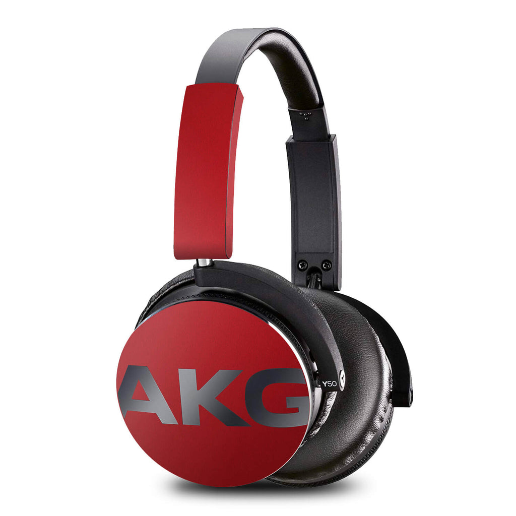 AKG Y50BT Headphone Textured Matt Red Skins