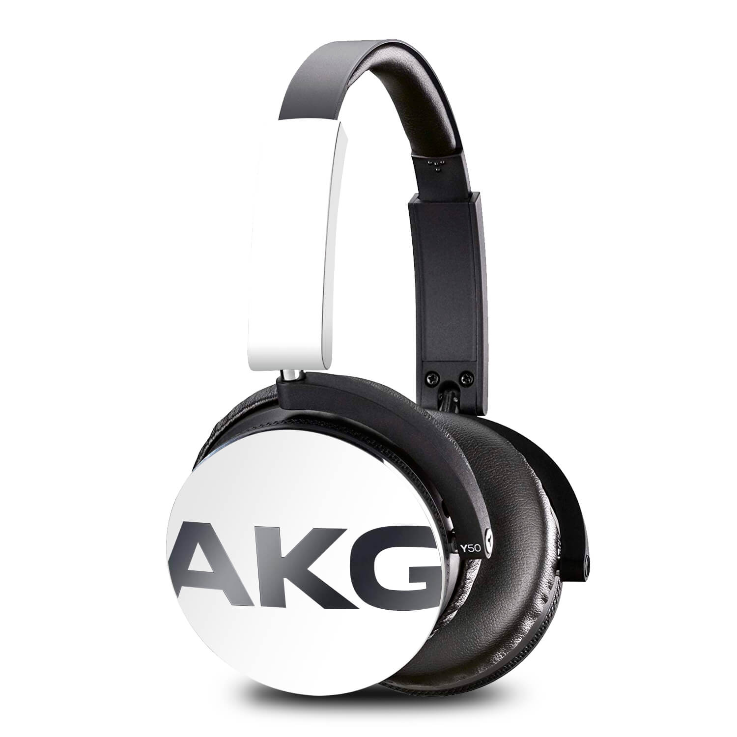 AKG Y50 Headphone White Gloss Skins