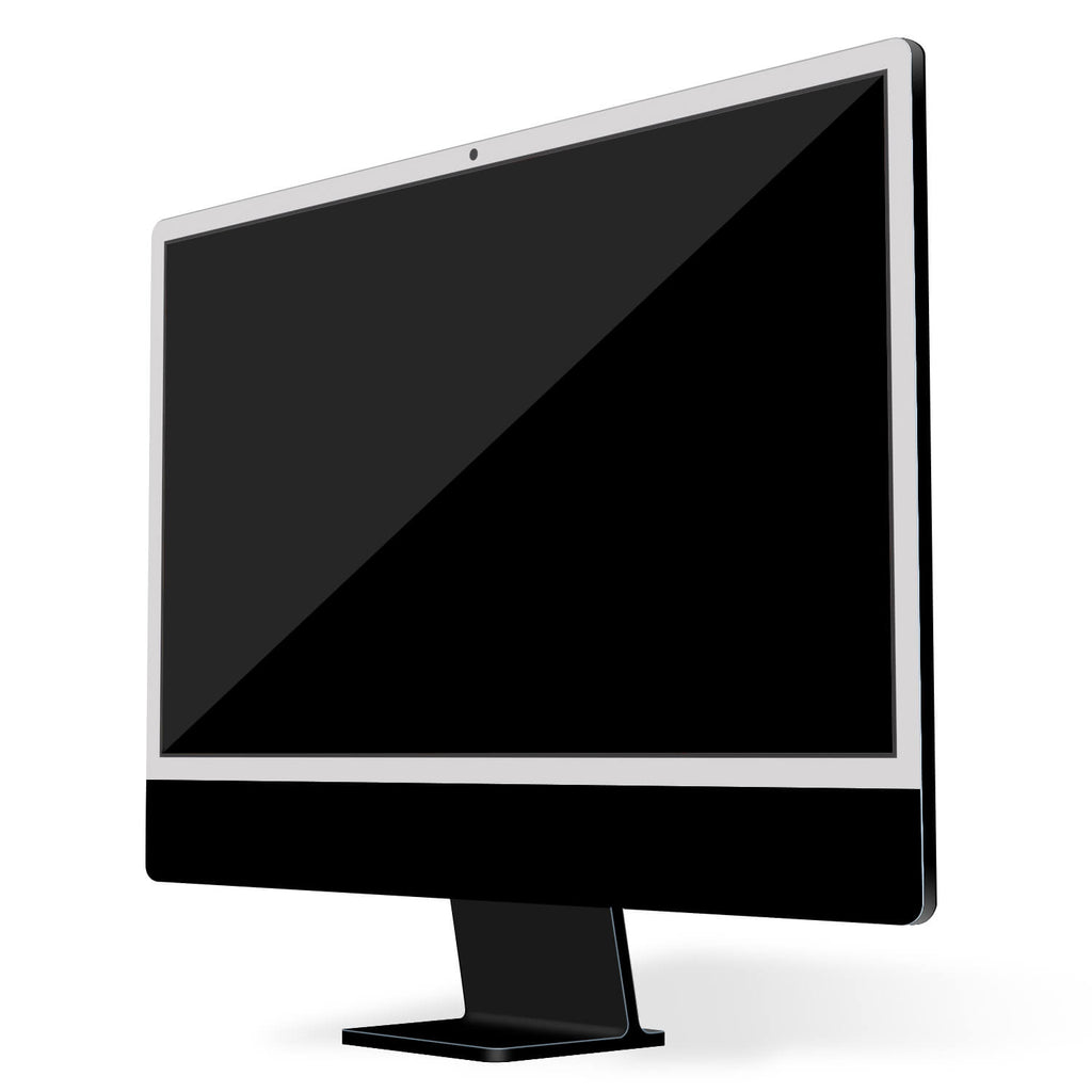Apple iMac 24-inch (2021) Black gloss skins