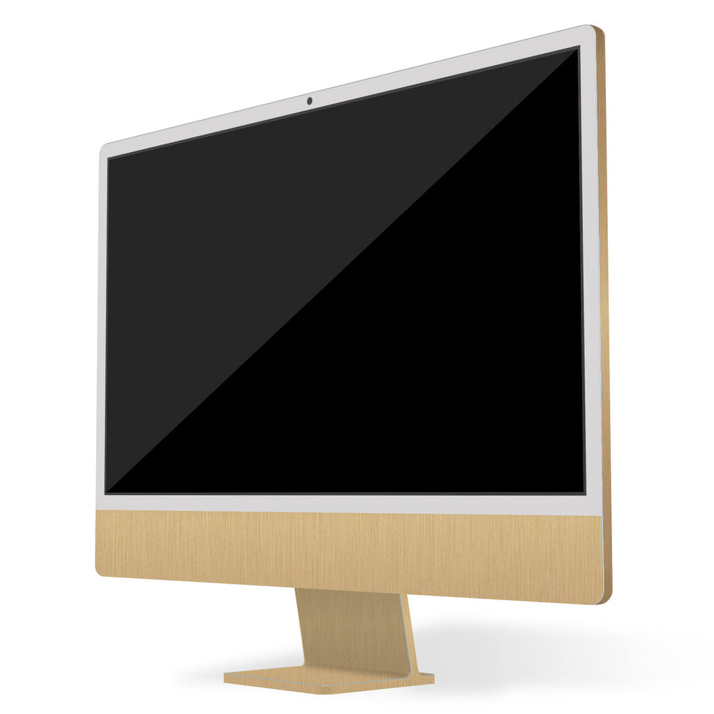 Apple iMac 24-inch (2021) Brushed gold skins