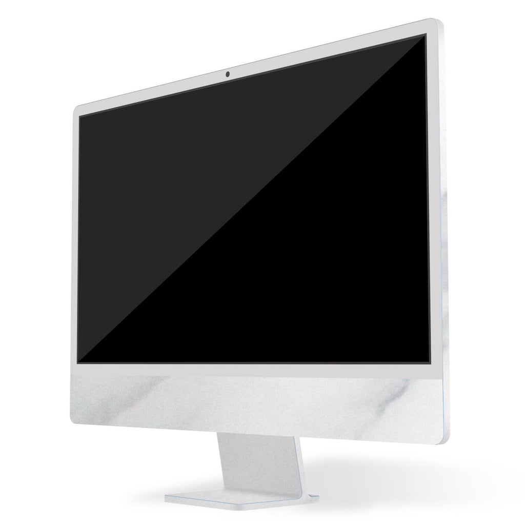 Apple iMac 24-inch (2021) White marble skins