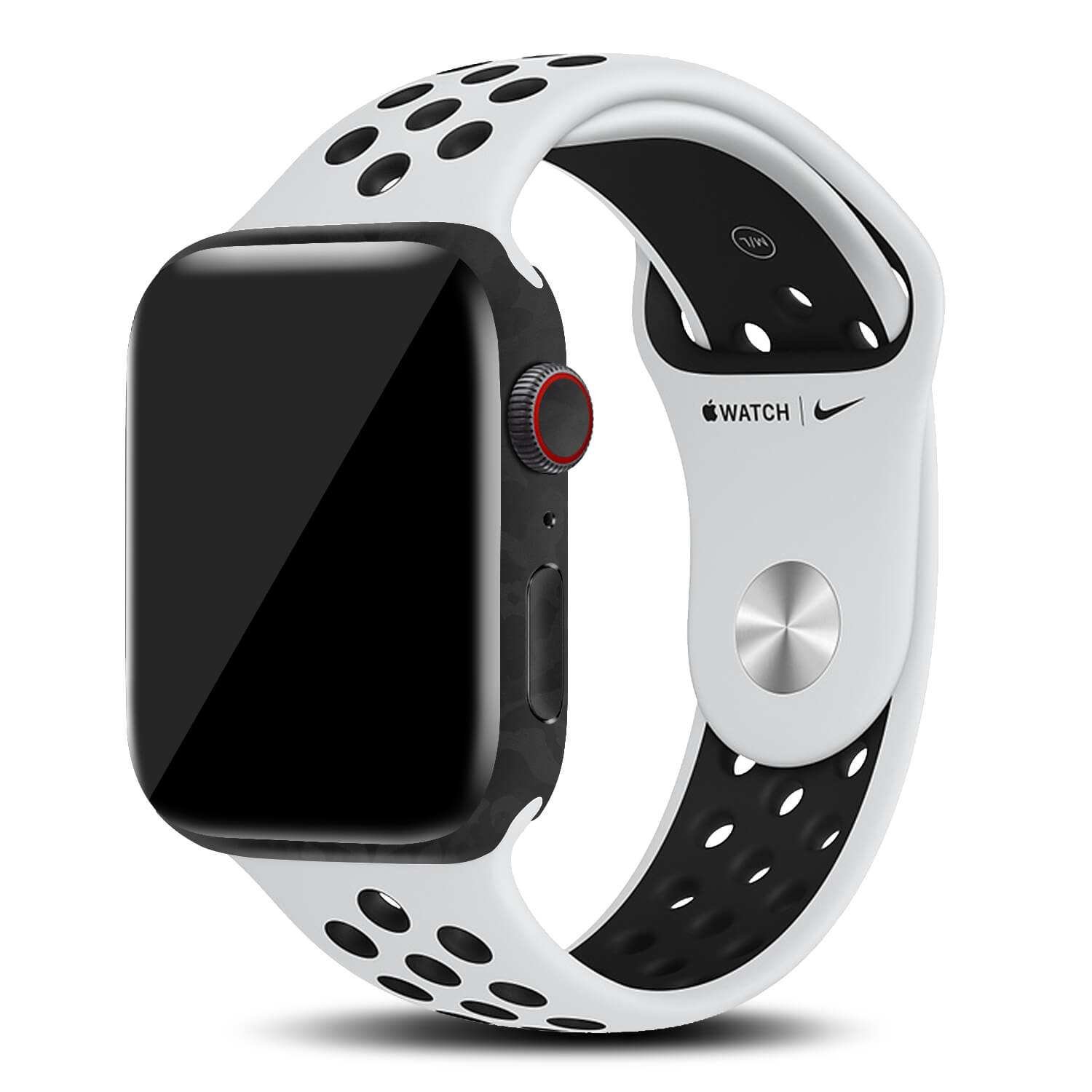 Apple Watch Series 6 Black Camo Skins (44mm)